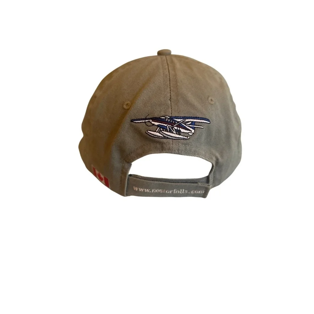 Nestor Falls Fly-In Outposts‎ Adjustable  Cap Embroidered Seaplane Canadian Flag